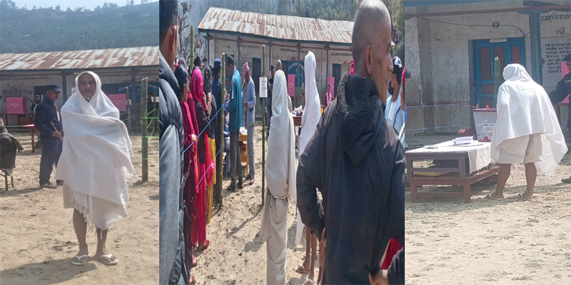 सल्यानमा क्रियापुत्रीले गरे मतदान 