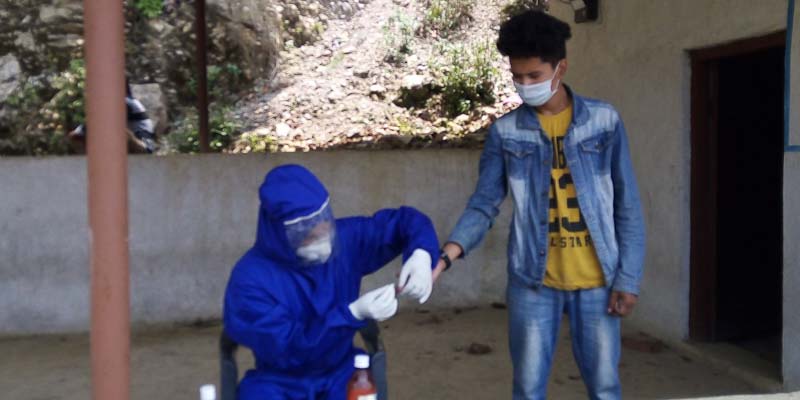 भारतबाट कपुरकोट नाकामा आएका ६० जनाको आरडिटी परीक्षण : रिर्पोट नेगेटिभ 