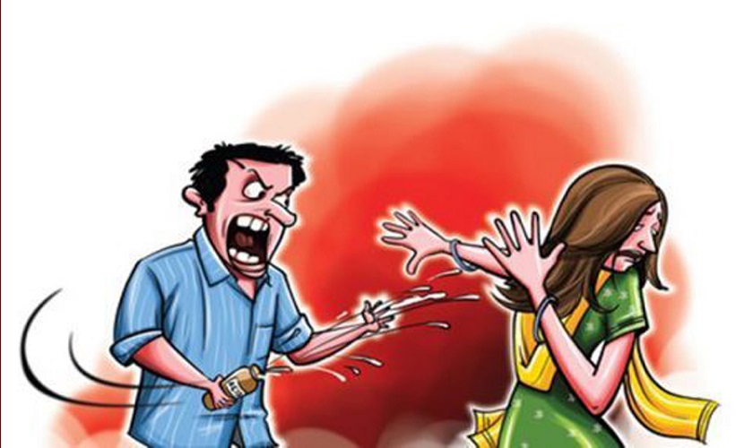 एसिड छ्यापे २० वर्ष कैद