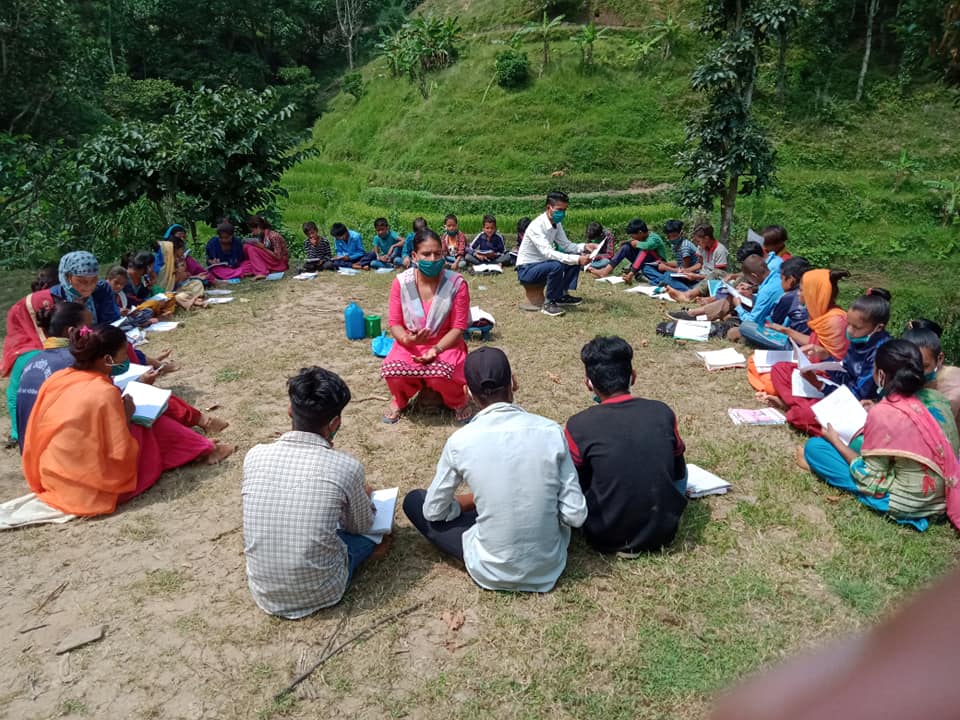 दार्मा गाउँपालिकामा सिकाई केन्द्र मार्फत पठनपाठन