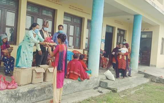 सिम्ता गाउँपालिकामा उपाध्यक्ष कासेली कार्यक्रम 