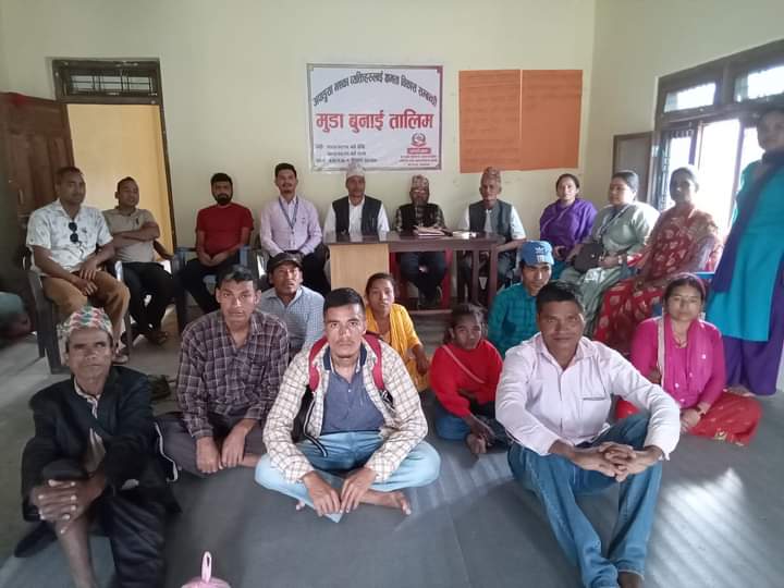 सल्यानको बनगाडमा अपाङ्गता भएका व्यक्तिहरूलाई मुडा बुनाइ तालिमको उद्घाटन 