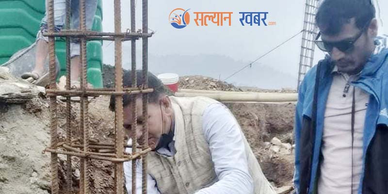 शारदा नगरपालिका पाँच वडाको भवन शिलन्यास 