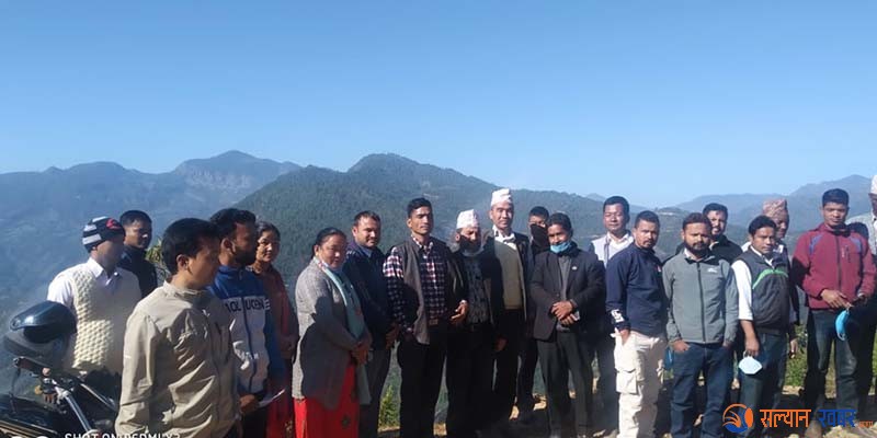 सल्यानको पर्यटकीय चक्रपथको सासंद बस्नेतद्धारा अनुगमन 