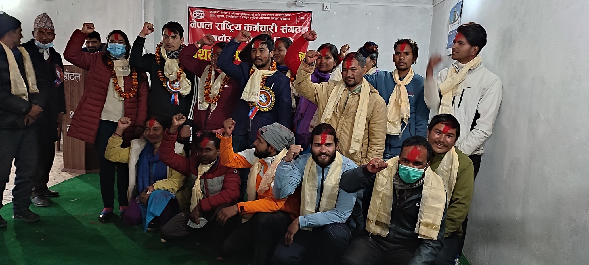 नेपाल राष्ट्रिय कर्मचारी संगठन बागचौरको अध्यक्षमा बस्नेत निर्वाचित 