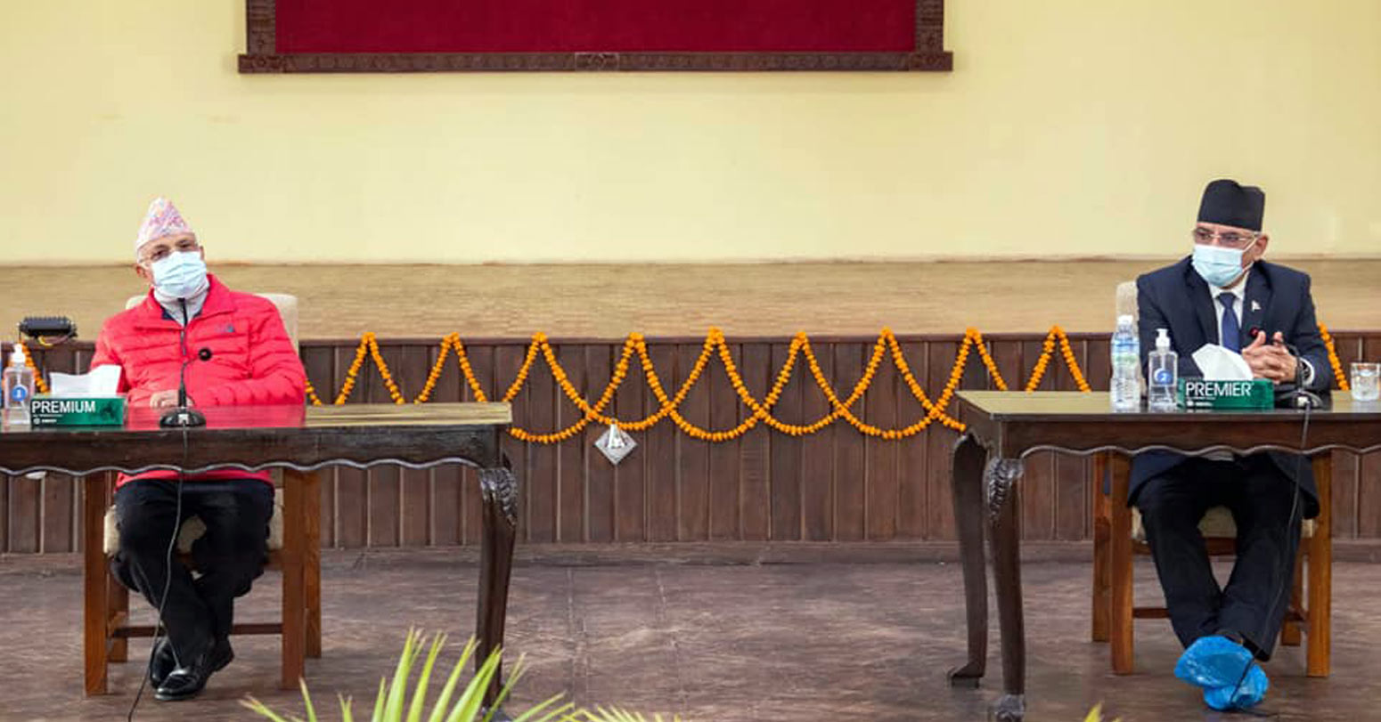नेकपाका  दुवै अध्यक्षका प्रस्ताव स्थायी कमिटीमा लैजाने सहमति 