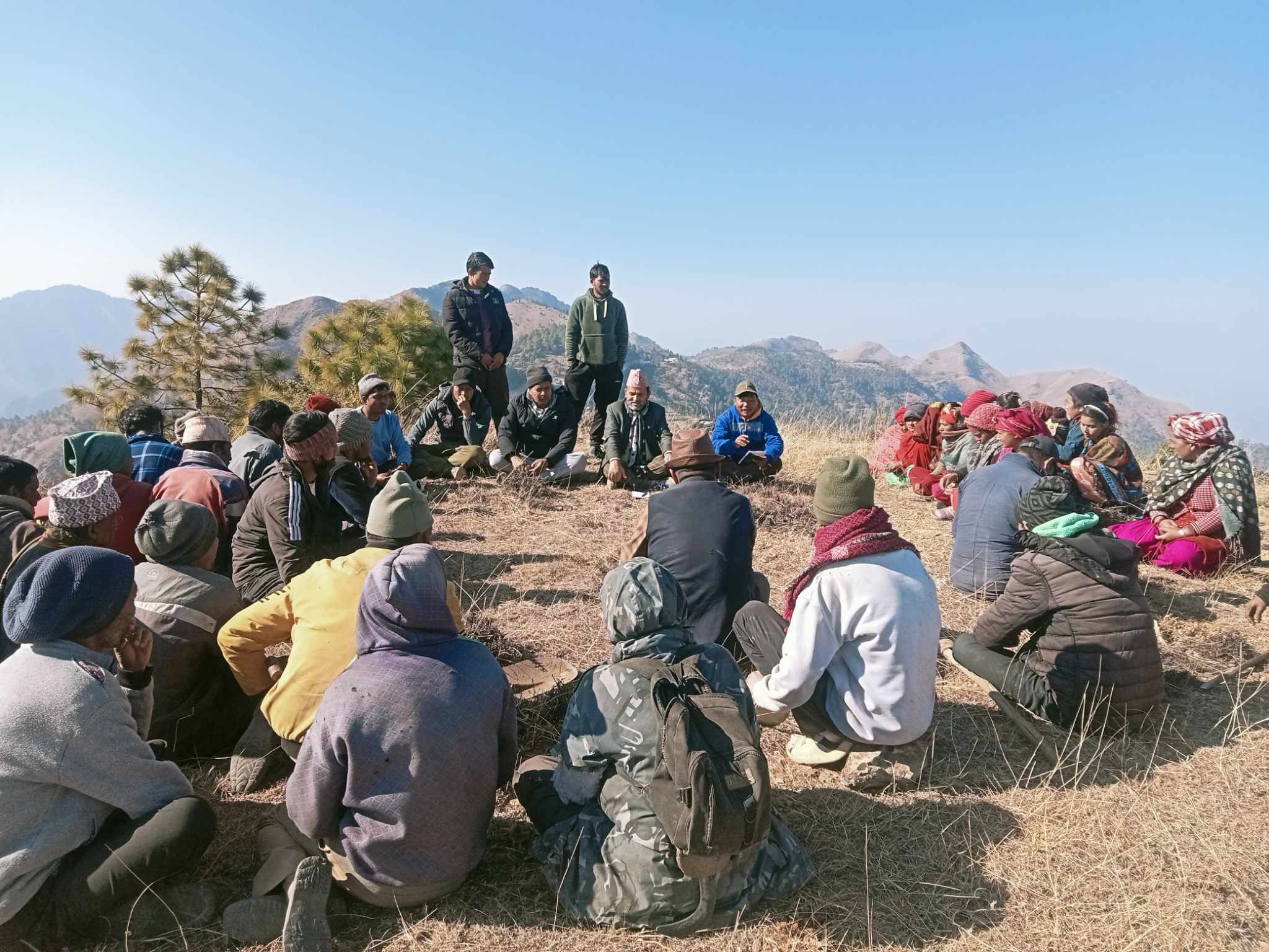 सल्यानको बनगाडमा  एक घर एक खानेपानी धारा निर्माण गरिदै