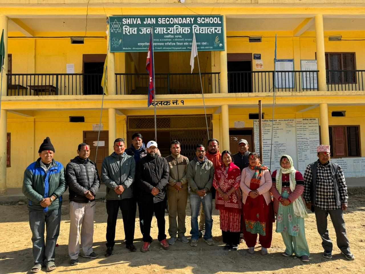 शिवजन मावि शितलपाटीको विव्यस अध्यक्षमा शाह  
