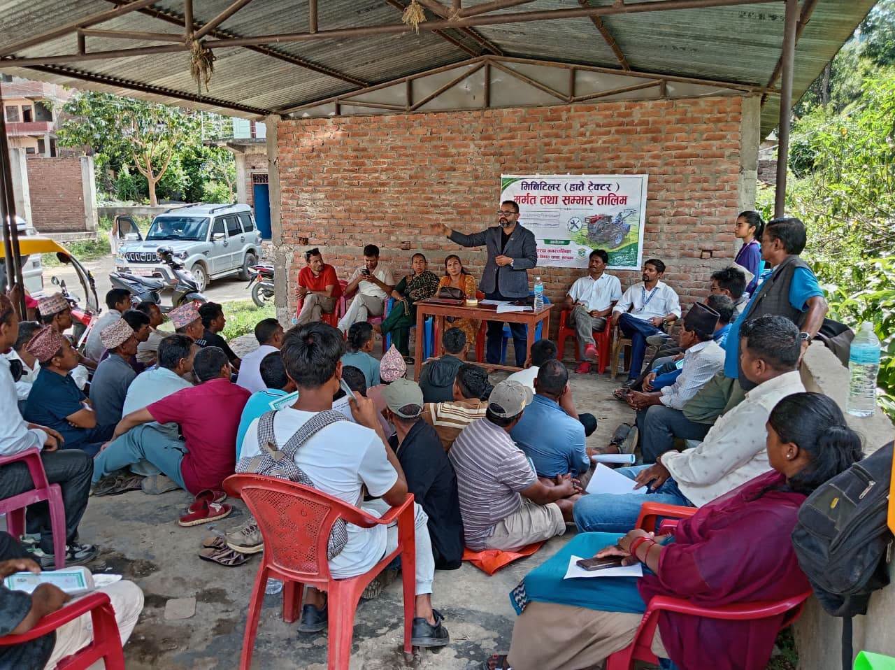शारदा नगरपालिकामा मिनी टिलर मर्मतसम्भार तालिम सम्पन्न, ४१ किसान लाभान्वित