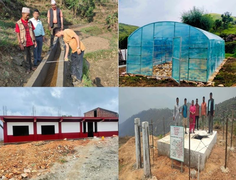 बनगाडमा सम्झौता भएका ९८ प्रतिशत योजना सम्पन्न 