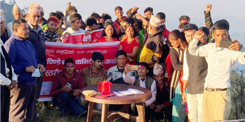  निगालचुलामा नेकपा(एकीकृत समाजवादी)को वडा भेला  सम्पन्न 