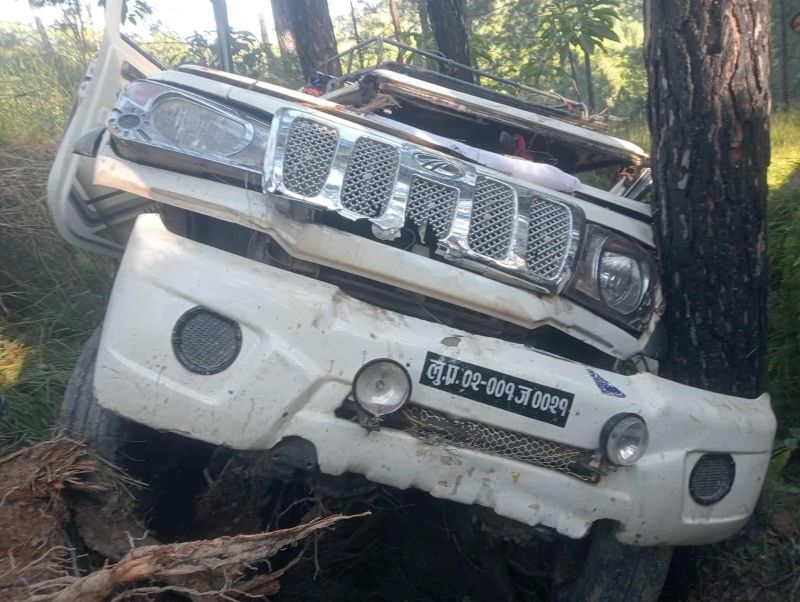 सल्यानमा जन्ति बोकेको जिप दुर्घटना,दुलाहा दुलही सहित १२ जना घाइते 