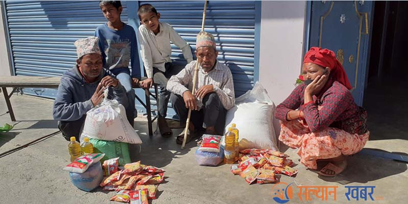  जन्मजात दृष्टिविहिन दाजुभाईलाई विदेशबाट सहयोग 