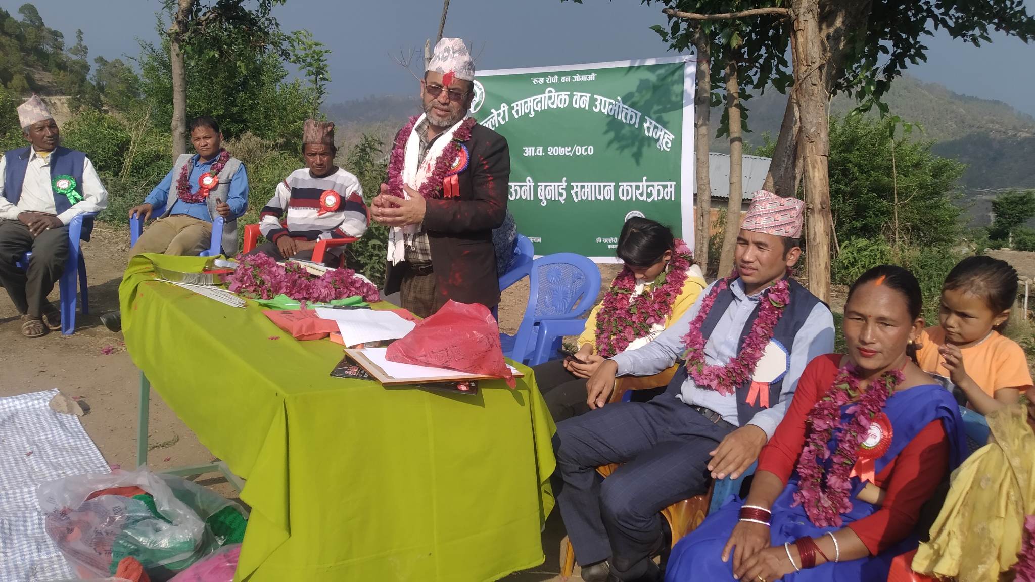 सल्लेरी सामुदायिक बनद्वारा एक महिने होजियारी तालीम सम्पन्न 