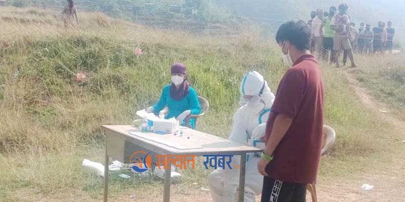 बनगाड कुपिण्डे नगरपालिकामा चार सय दश जनाको आरडिटी परीक्षण : रिर्पोट नेगेटिभ 