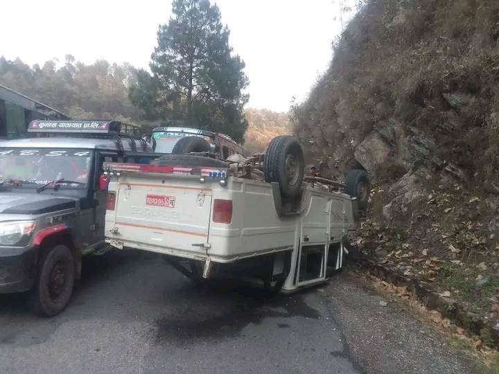 सल्यानमा जिप दुर्घंटना हुँदा पाँच घाइते 