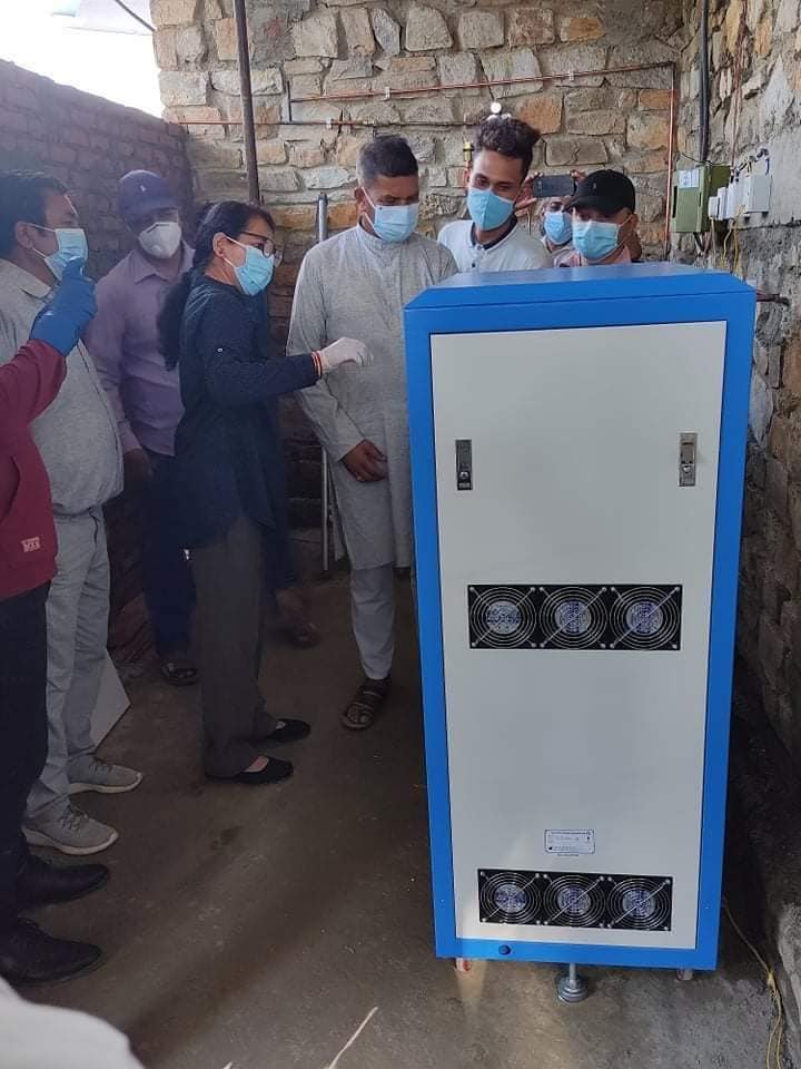 जिल्ला अस्पताल सल्यानमा अक्सिजन प्लान्ट सञ्चालन 