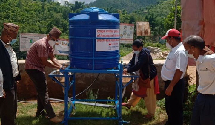 नेपाल रेडक्रस सोसाइटीद्धारा दार्मा गाउँपालिकालाई सामाग्री हस्तान्तरण 