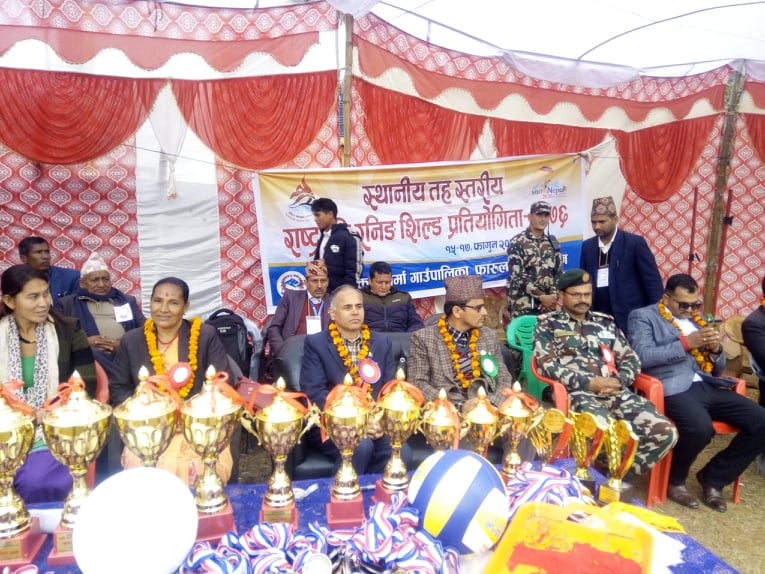 दार्मामा स्थानीय स्तरीय राष्ट्रपति रनिङ शिल्ड प्रतियोगिता सुरु 