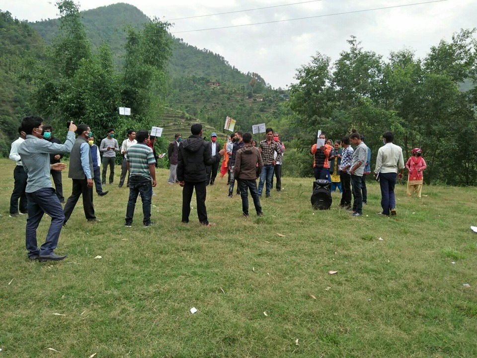 रुकुम हत्याकाण्डको विरोधमा दार्मा गाउँपालिकामा पनि विरोध प्रर्दशन 