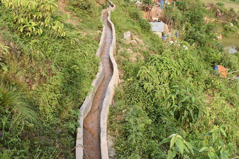 सल्यानमा एक वर्षमा ६ किलोमिटर पक्की सिँचाई कुलो 