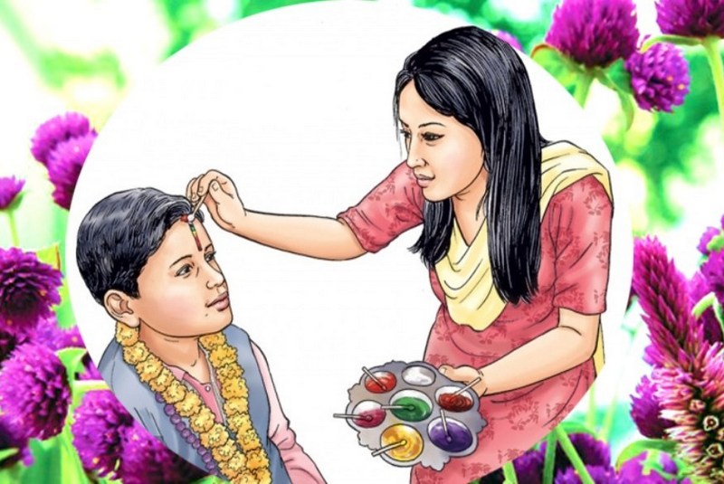  तिहारको पाँचौं तथा अन्तिम दिन आज भाइटीका मनाइँदै