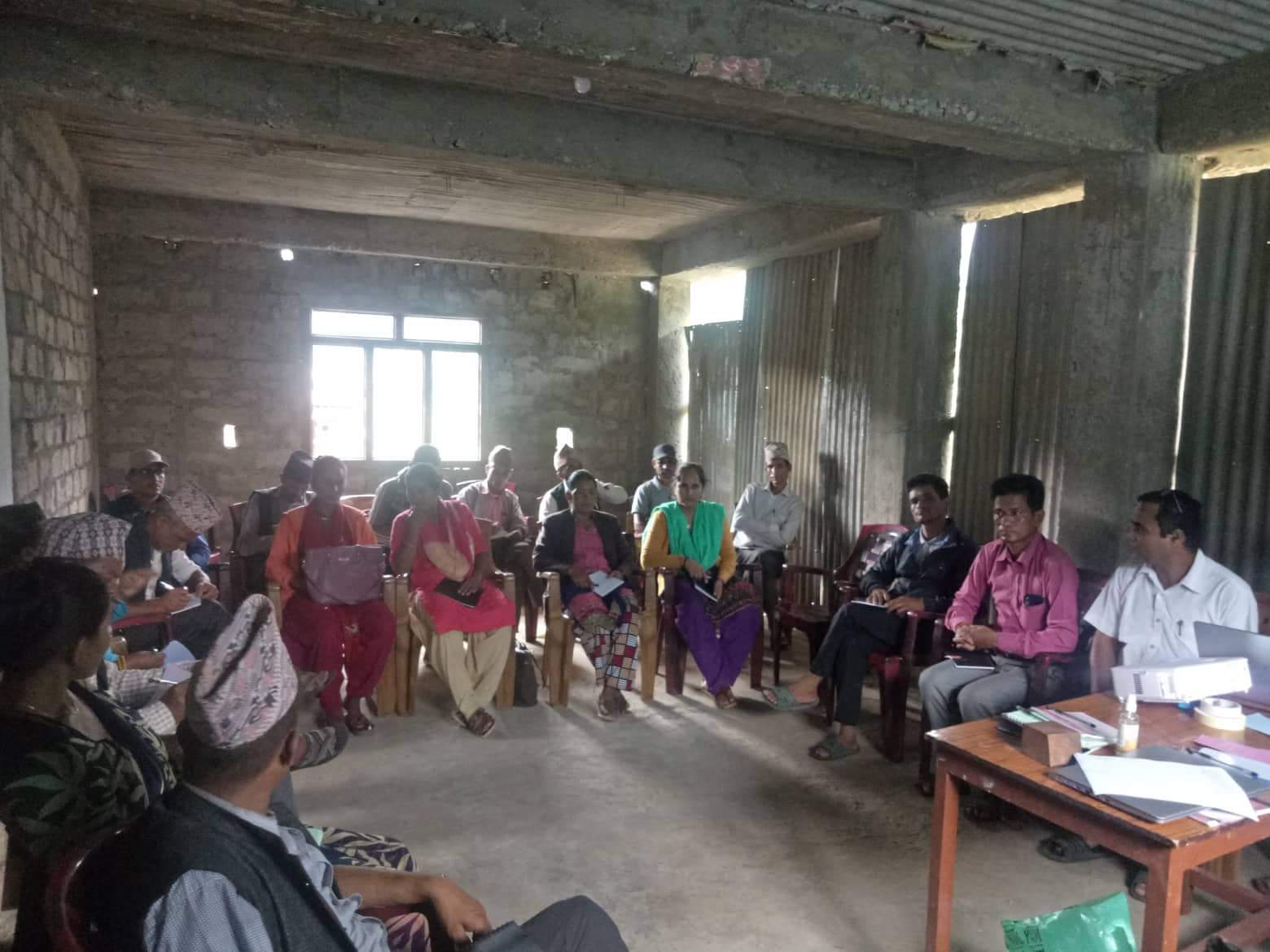 एकीकृत सामुदायिक उत्थानशिल परियोजनाको  बैठक सम्पन्न