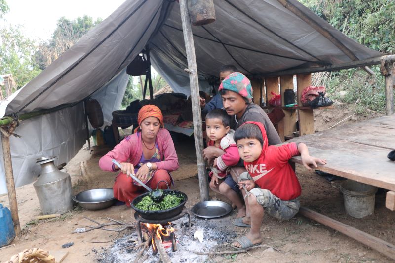 आफ्नै घर पराइ जस्तो भयोः दार्मा भूकम्प पिडित