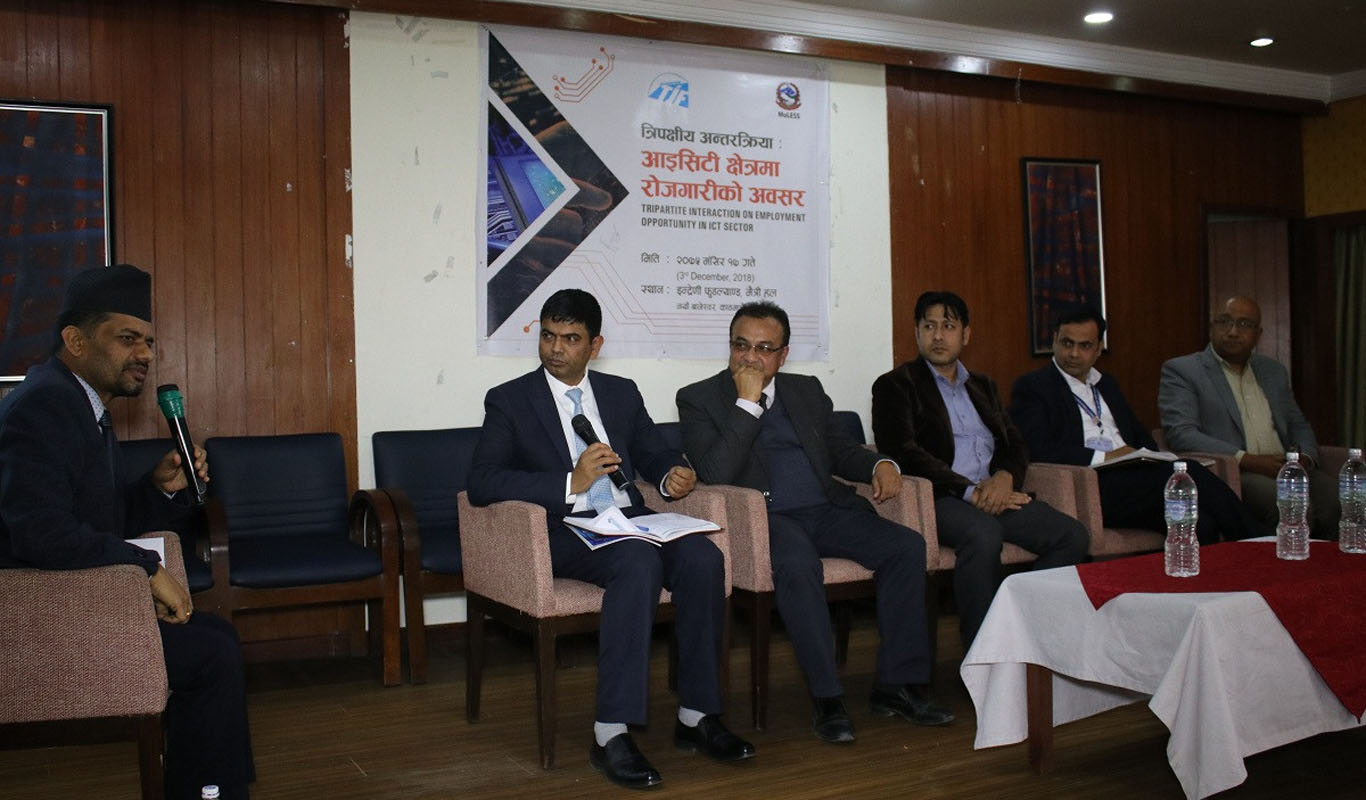 सूचना प्रविधि क्षेत्रबाट पाँच वर्षभित्र १ लाख रोजगारी