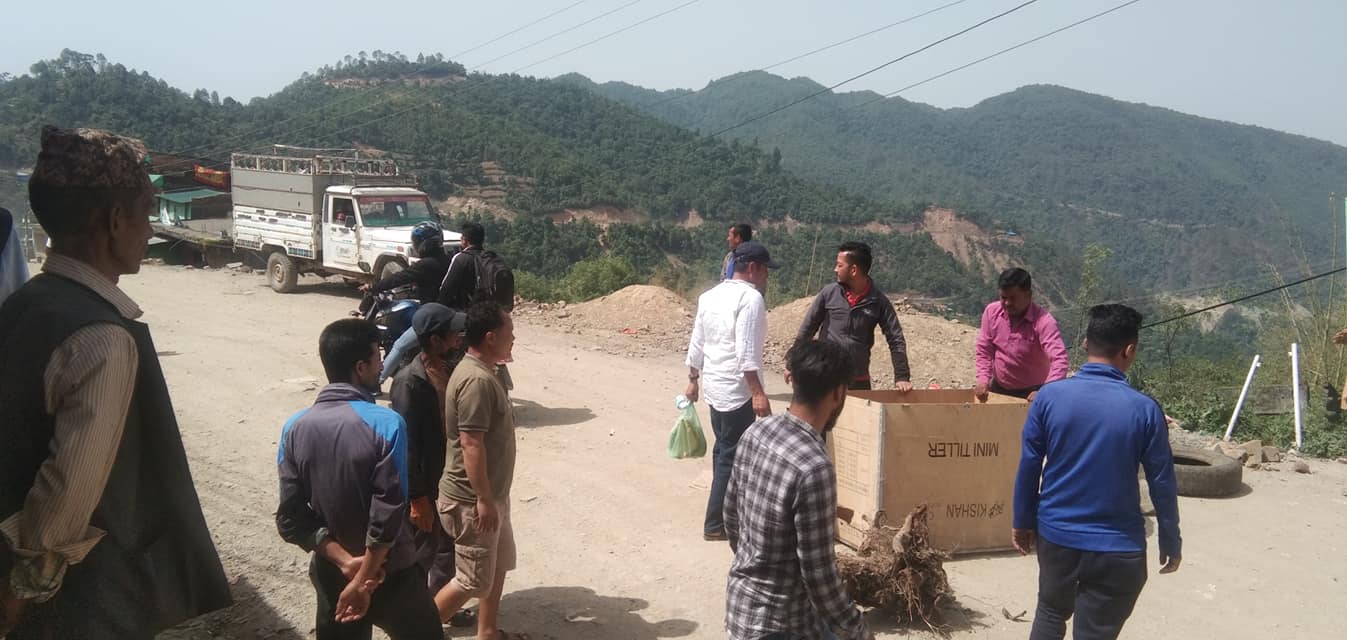 सल्यान कपुरकोट –तुलसीपुर सडक अवरुद्ध