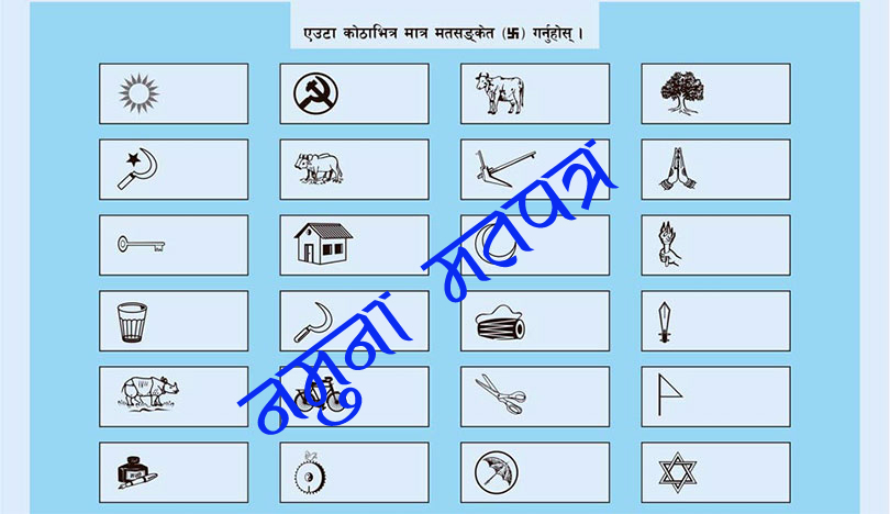 सल्यानमा १ लाख ७४ हजार थान मतपत्र आइपुग्यो 