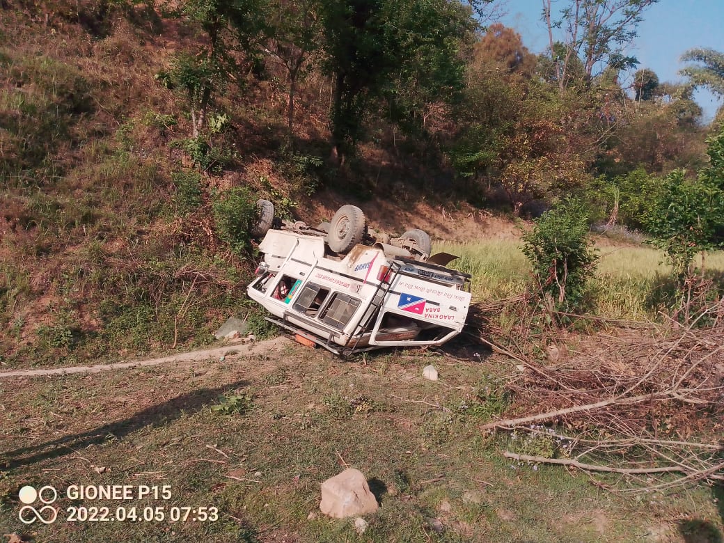 सल्यानमा जिप दुर्घटना हुँदा  एकजनाको मृत्यु