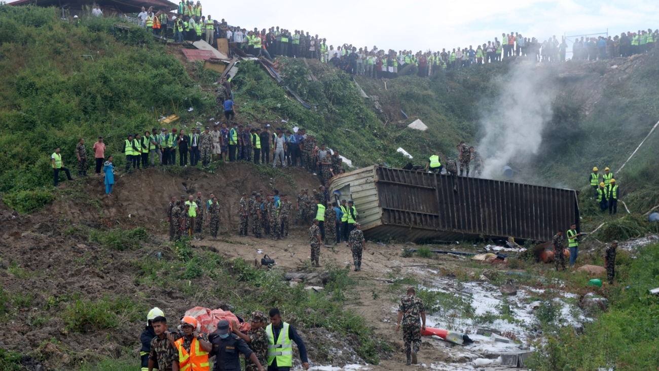 सौर्य एयरको जहाज दुर्घटनामा १८ जनाको मृत्यु