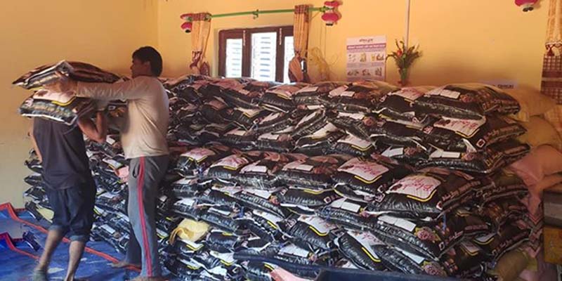 सल्यानको दार्मामा सहकारी मार्फत घर घरमा खाद्यन्न 
