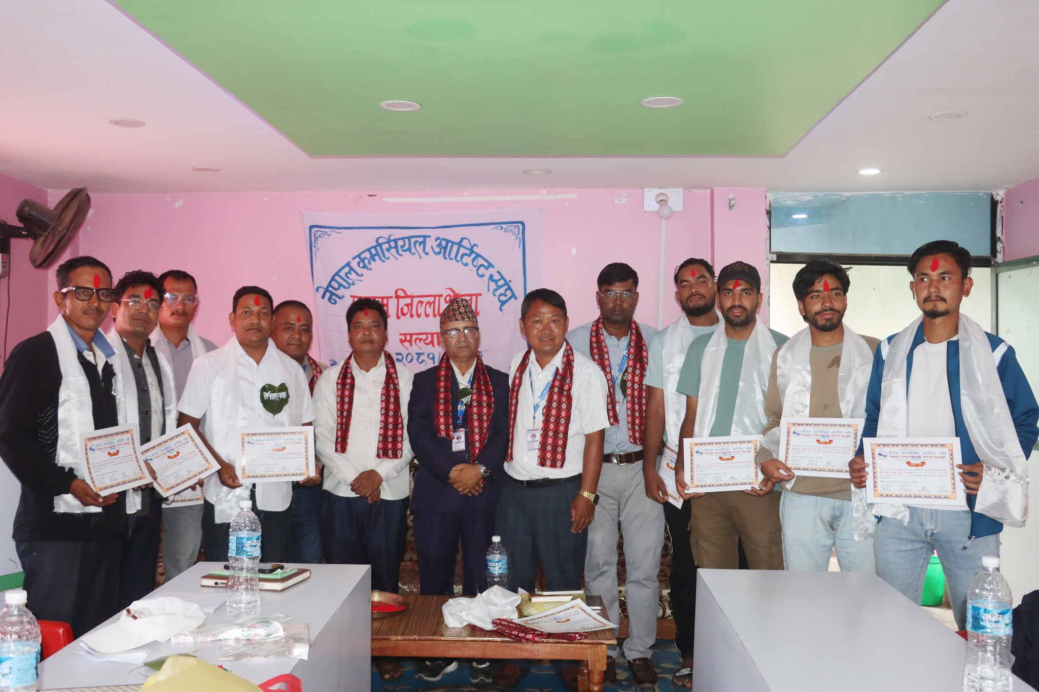 नेपाल कमर्सियल आर्टिष्ट संघ सल्यानको अध्यक्षमा  डाँगी