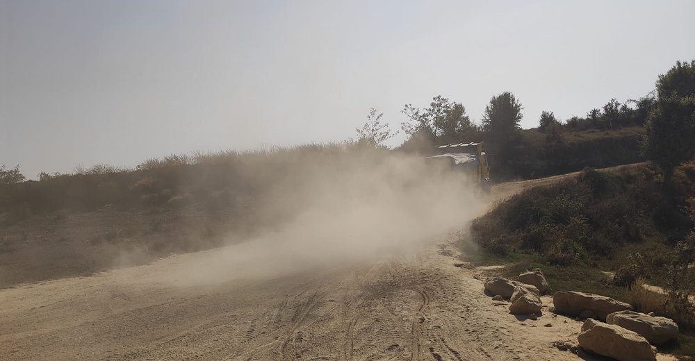 कपुरकोट –दाङ्ग सडकखण्डमा टिप्पर सञ्चालनमा रोक 