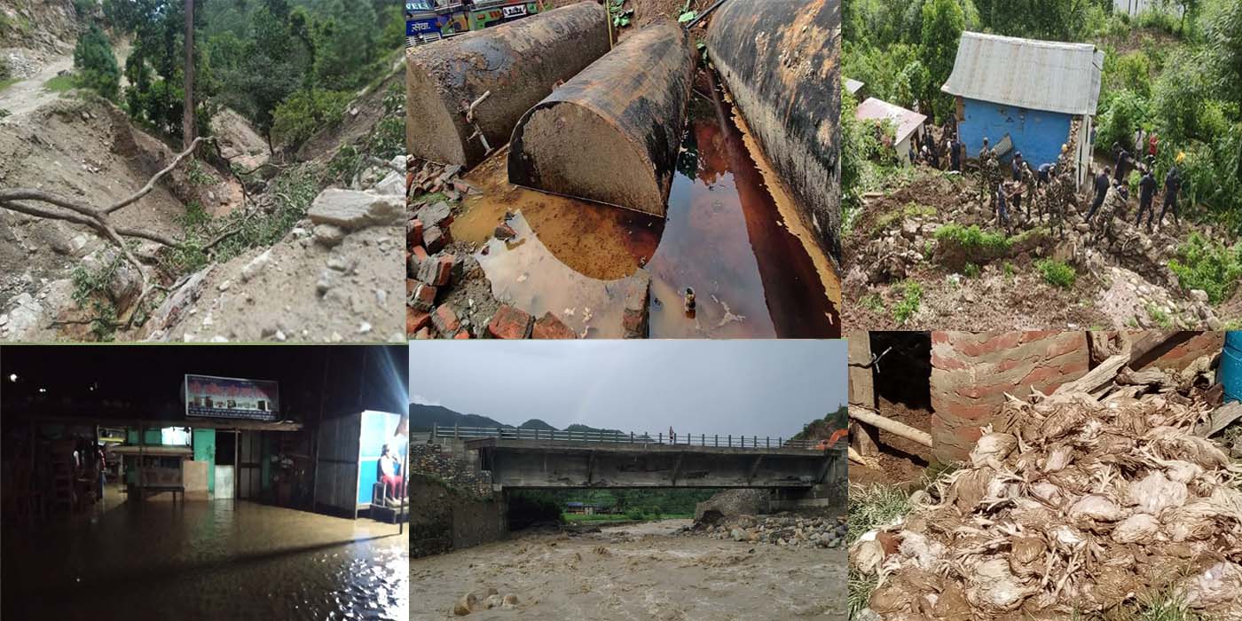 सल्यानमा बाढीपहिरोको वितण्डता 