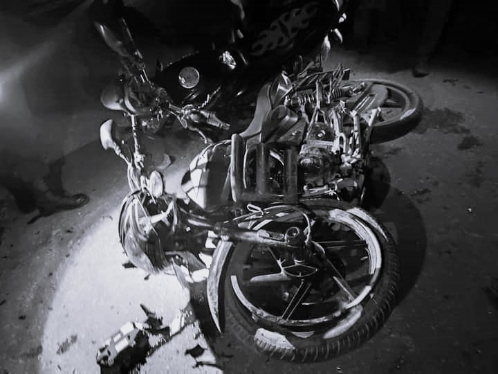 मोटरसाइकल आपसमा ठोकिदा सल्यानमा ६ जना घाइते 