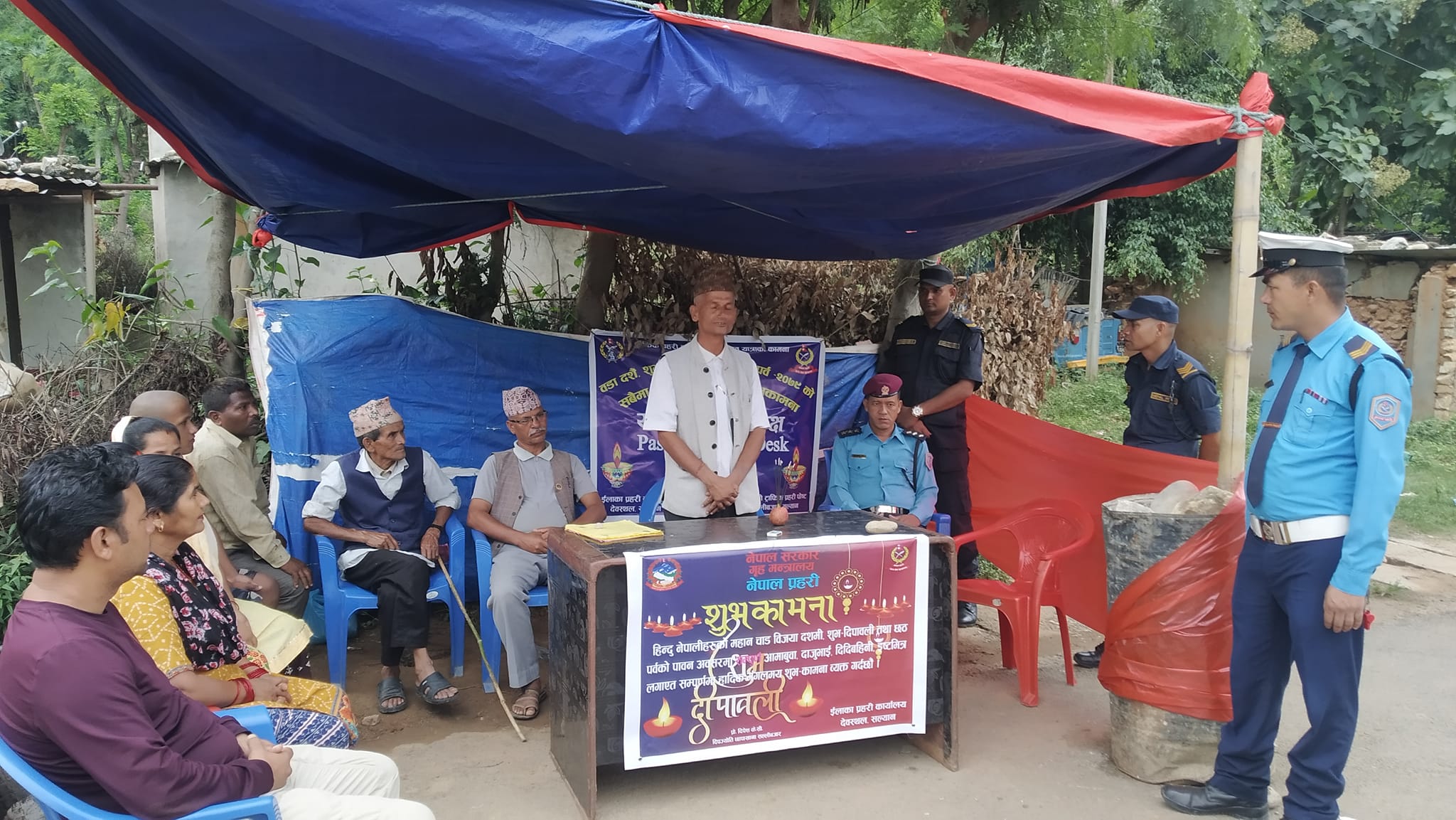 सल्यानमा यात्रु सहायता कक्ष स्थापना 