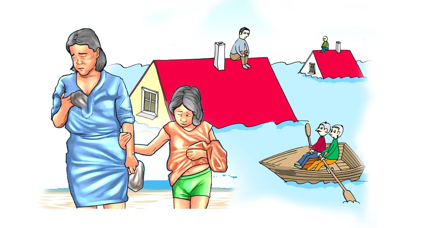 प्राकृतिक विपद् बाट सल्यानमा एक वर्षमा आठ जनाको मृत्यु, एक करोड बढी क्षति