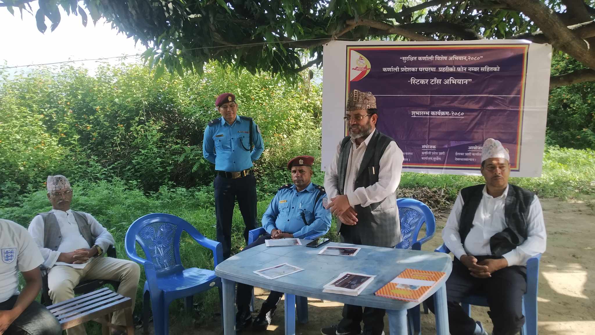  सल्यानको बनगाड कुपिण्डेमा सुरक्षित कर्णाली विशेष अभियानको शुभारम्भ