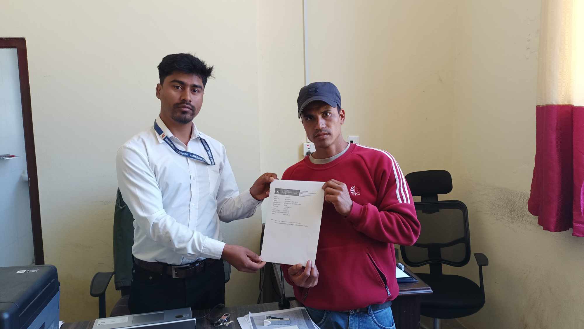 सल्यानमा पालिकाबाटै श्रम स्वीकृति पाएपछि सेवाग्राहीलाई सहज