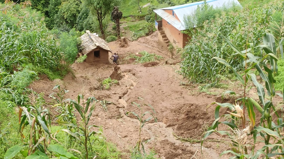 सल्यानमा बाढीपहिरोले कृषि क्षेत्रमा मात्र १ करोड बढीको क्षति 