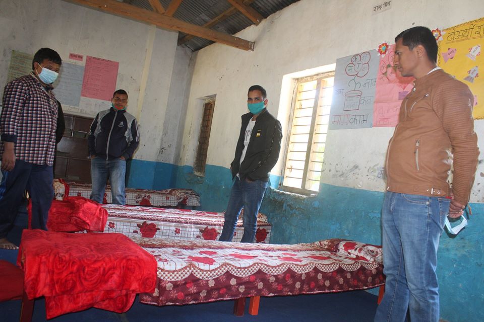  सिद्ध कुमाख गाउँपालिकामा २५ वेडको क्वारेनटाइन स्थापना 