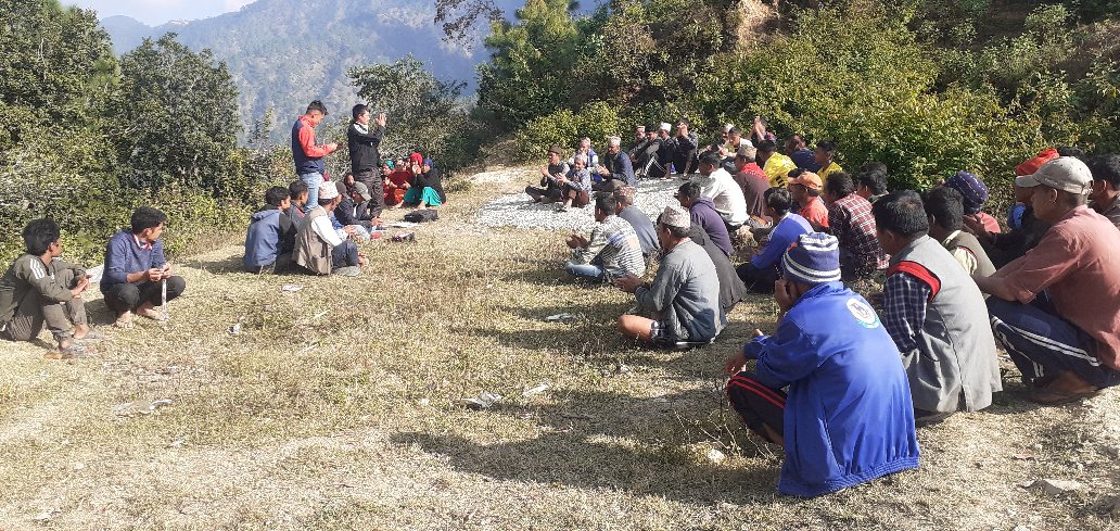 बनगाड कुपिण्डे नगरपालिका ८ का सबैै टोलमा माओवादी केन्द्रको टोल समिति गठन 
